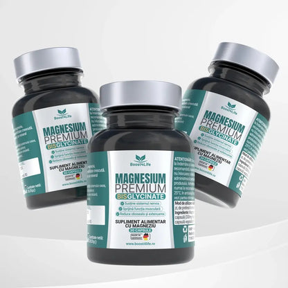 Magneziu Bisglicinat Premium, 30 capsule vegane